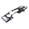 Ynei ABS Carbon fiber Interior Dashboard Panel Frame Trim Cover