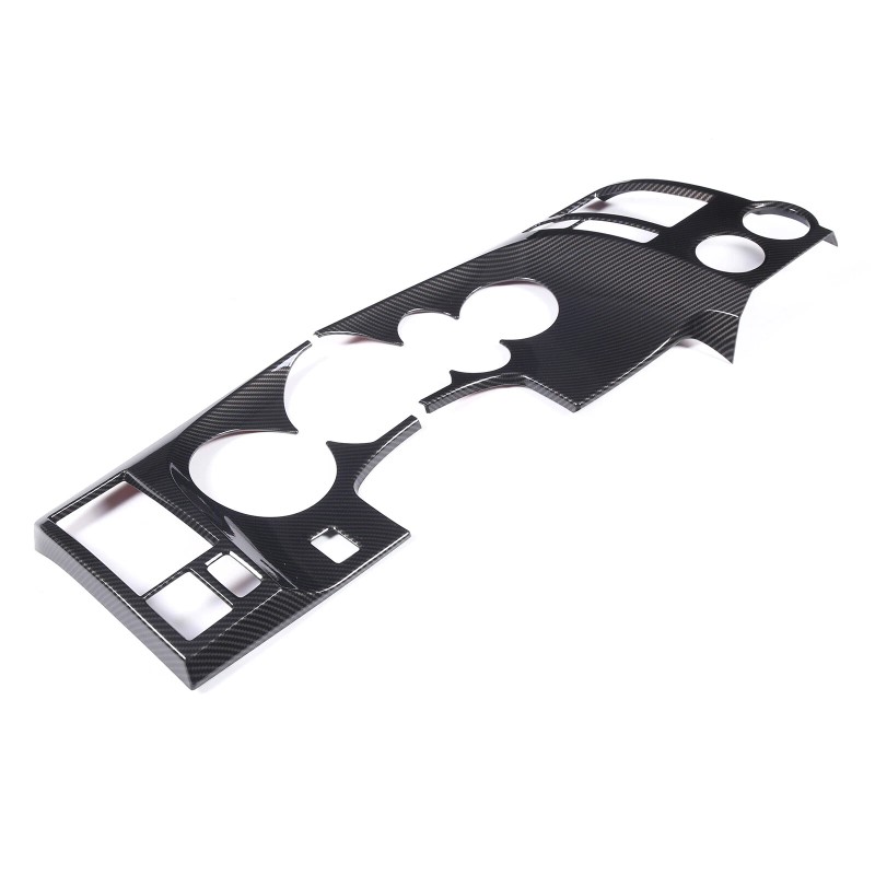 Ynei ABS Carbon fiber Interior Dashboard Panel Frame Trim Cover