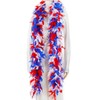 Larryhot 45g Red White Blue Feathers Boa - 2 Yards