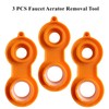 T TAKONE Perlator Key, 3 Pieces Plastic Tap Aerator Removal