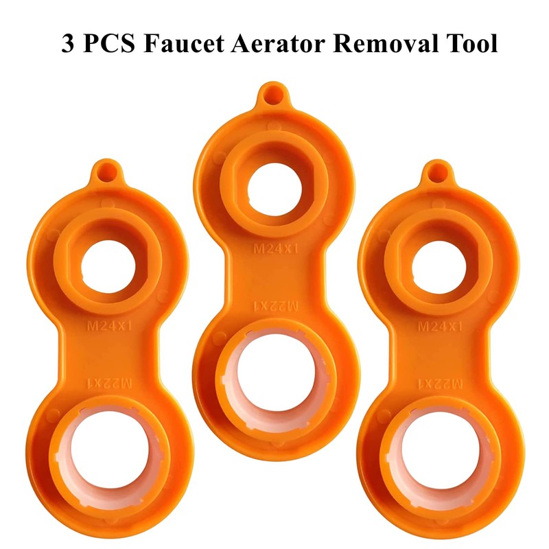 T TAKONE Perlator Key, 3 Pieces Plastic Tap Aerator Removal