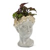 Abbott Collection Aphrodite Head Planter – Medium Indoor and Outdoor