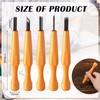 WILLBOND 5 Pcs Linocut Carving Tools Set Linoleum Hand Carving