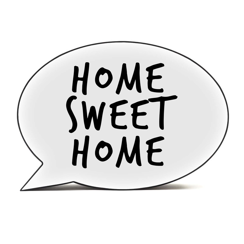 PetrolScooter Speech Bubble LED Light Up Box Write Your Own