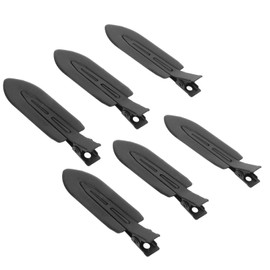 21 Pieces Hairdressing Makeup Hair Clip, No Wrinkles, Curling Needle Clips, Acrylic Resin, Flat Clip, Woman, Girl, Makeup Application, Hairstyle, Pony