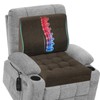 baibu Memory Foam Recliner Cushions with Lumbar Support Pillow Set