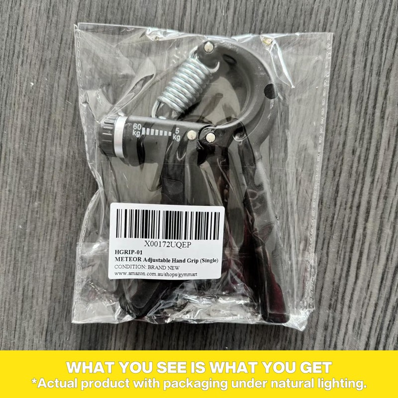 METEOR Hand Grip Strengtheners, Adjustable Gripster Trainer Set for Enhanced