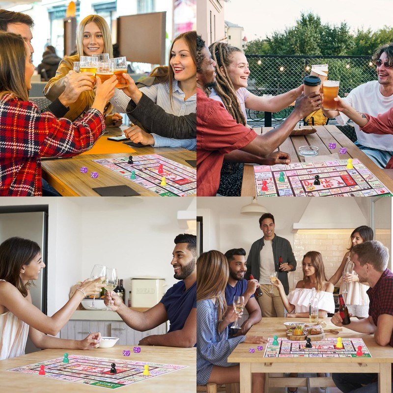 COZZIYCUL Interactive Drinking Board Games for Adults Included Instructions Funny