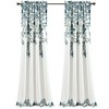 Lush Decor Tanisha Curtains - Light Filtering Window Panel Set,