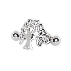 316L Stainless Steel Tree of Life Cartilage Cuff Earring