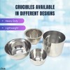 Lab Crucible with V-Shaped Spout Lip Acid and Alkali Resistant