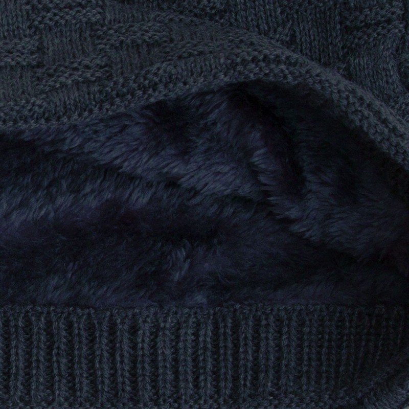 Compagno Unisex Warm Lined Beanie Hat, Knitted Hat, Winter Hat,