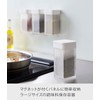 Yamazaki 5827 Magnetic Spice Bottle, Large, White, Approx. W 1.9