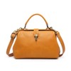AKIYAMA Handbag, Shoulder Bag, Clasp Bag, Genuine Leather, Nume Leather,