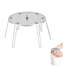 6 Inch PVC Vent Mesh Cover (5.9-6.29"), 304 Stainless Steel Pipe Cap with Anti-Fall Screw Fixation, Secure Lock Termination Vent for Kitchen & Bathroom, Heavy Duty Design, Easy to Install