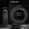 Cooryda 60/70-6.5 Scooter Tire, 10x2.50 Solid Scooter Tire 10 inch