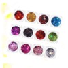 FOMIYES Nail Glitter Sequins 12pcs Maple Shape Manicure Shining Pieces