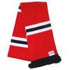 Brentford Supporters Red, White and Black Retro Striped Scarf