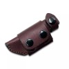Custom Leather Scout Carry Sheath For Esee Izula Fixed Blade