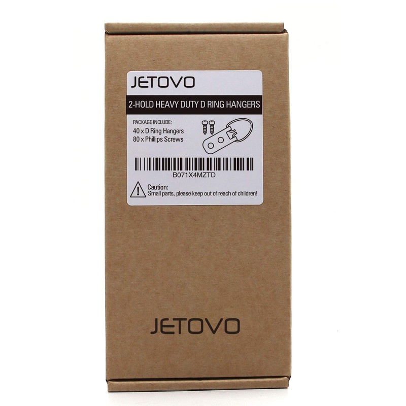 Jetovo 40 Pcs Heavy Duty D Ring Picture Frame Hanging
