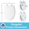 Mayfair NextStep2 Toilet Seat with Toddler Potty Training Seat Built-In,