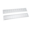 2 Pcs Air Vent Ventilation Grille Aluminium Alloy Rectangular Vent