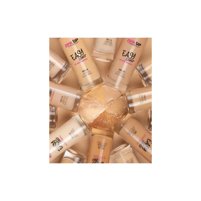 Base De Maquillaje Líquida Pink Up Easy Cover30 Ml Piel