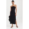 perfectwhitetee Women's Blondie Strapless Dress, True Black, XL