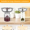 3 Pcs Canning Funnel with Strainer Stainless Steel Wide Mouth