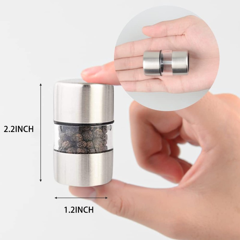 T-mark Premium Sea Salt and Pepper Grinder Set - Spice