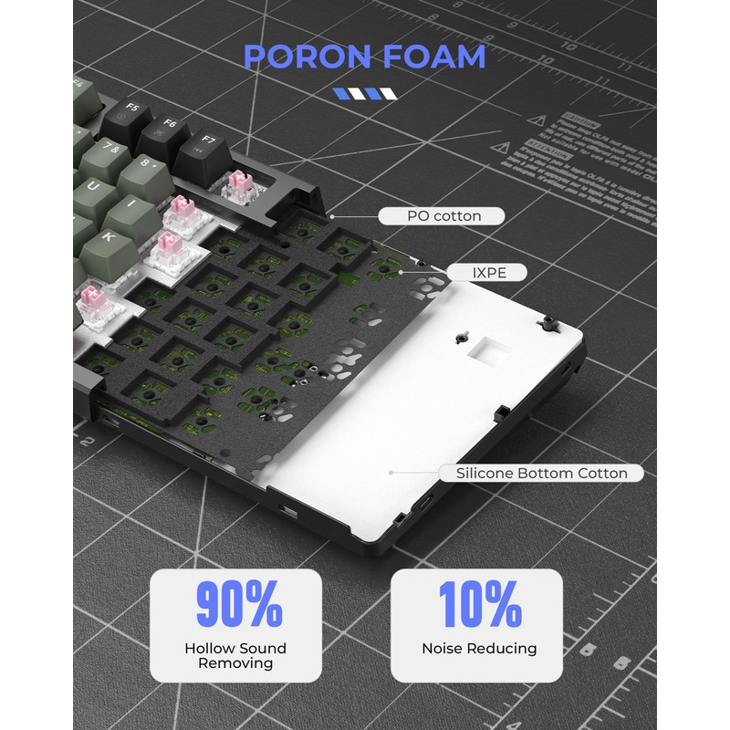 OHY 75 Percent Rapid Trigger Gaming Keyboard, XVX G75 Wired