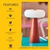 Adesso Cordless Table Lamp with 3-Level Touch Dimmer & Built-in