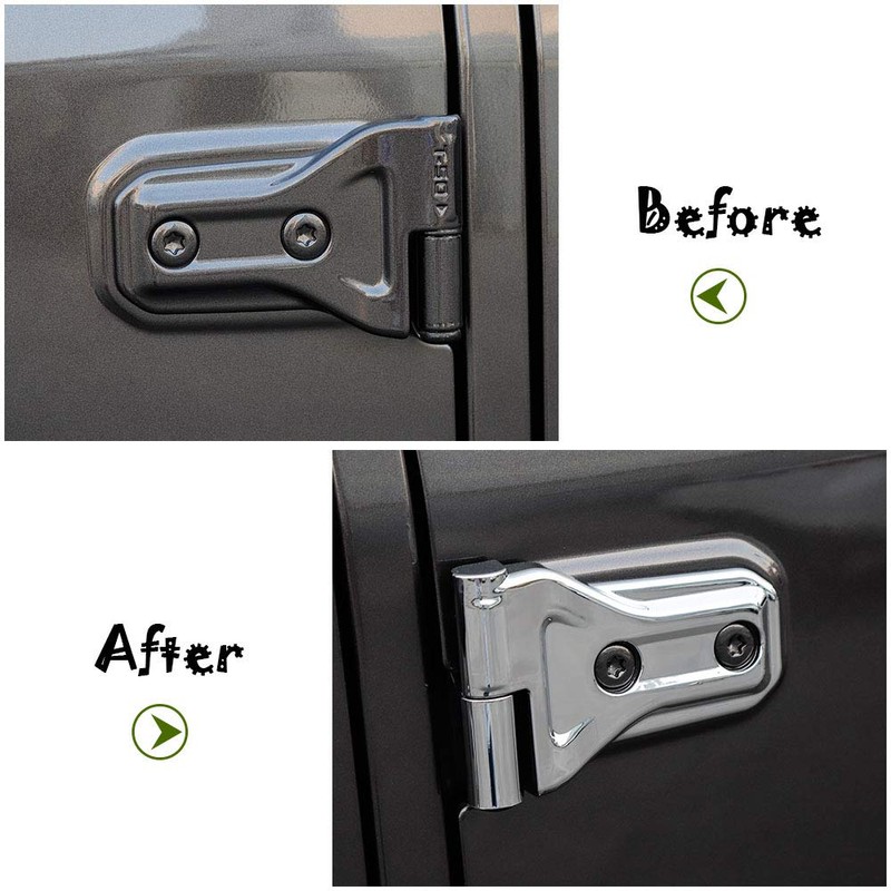 Door Hinge Cover for 2018 Jeep JL Wrangler Unlimited 4-Door