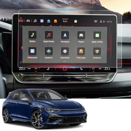 YEE PIN Compatible with 2025 Golf Screen Protector for 2025 VW Golf Accessories Screen Protector for 2025 VW Golf R/GTI 12.9" Touch-screen Display Nano Film Scratch Resistant 2 Pack