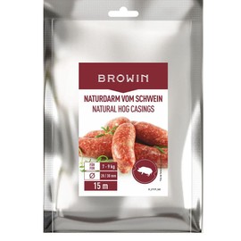 DIAH DO IT AT HOME Natural Pork Casings for Sausages - 28/30mm x 15m Clean and Safe Guts Perfect for Home-Made Sausages