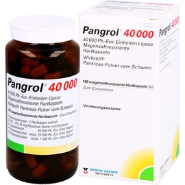 PANGROL 40,000 hard cps with gastric juice coating fur pack of 100