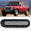 7pcs Clip On Front Mesh Grille Inserts Fits for Jeep