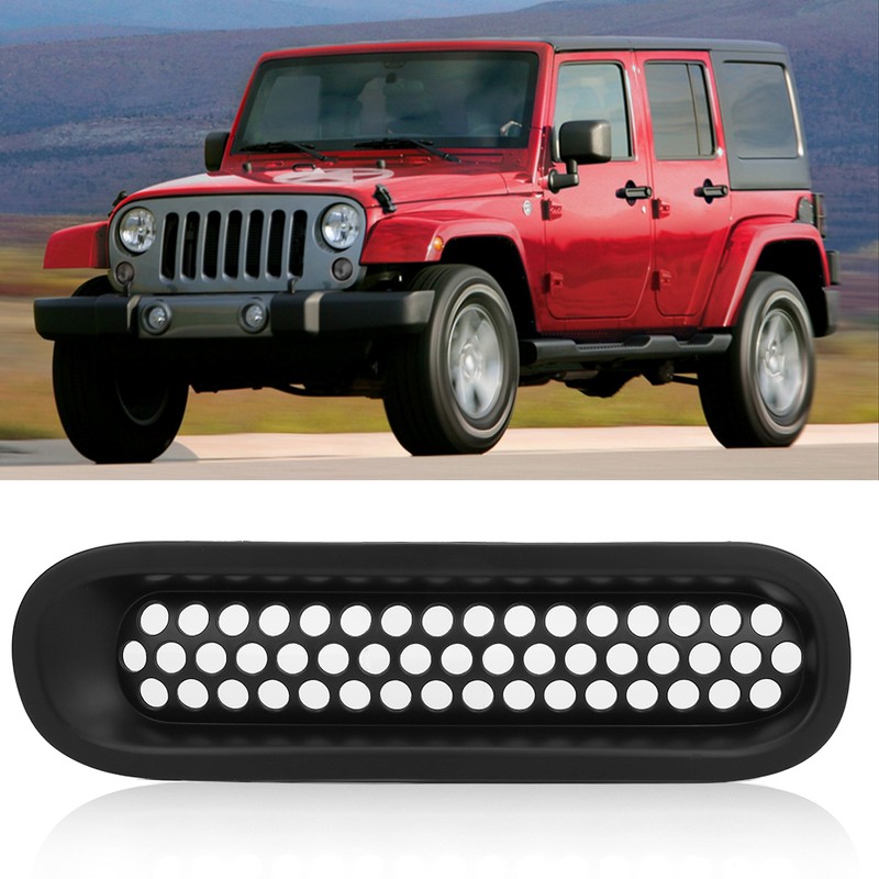 7pcs Clip On Front Mesh Grille Inserts Fits for Jeep