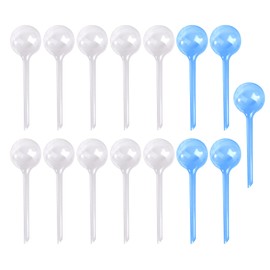 CQQNIU 15 Pieces Of Plant Waterers, Automatic Flower Waterers, Drip Irrigation Devices, Gardening Supplies, Clear Plastic Flower Waterers