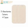 Paquete 3 Absorbentes De Cañamo 4 Capas Para Pañal Ecológico