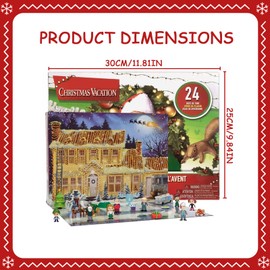 AWAVM National Lampoon's Advent Calendar, 24 Day Christmas Advent Calendar, Christmas Countdown Calendar, Christmas Decorations for Kids & Adults