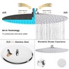 NearMoon Rain Shower Head, Ultra-Thin Design-Pressure Boosting, Awesome Some Experience,