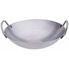 14 Inches Carbon Steel Round Bottom Wok with Two Side