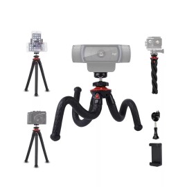 Nexigo Flexible Tripod FTP04 Flexible 11” Camera Phone Tripod Action Cam Adapter