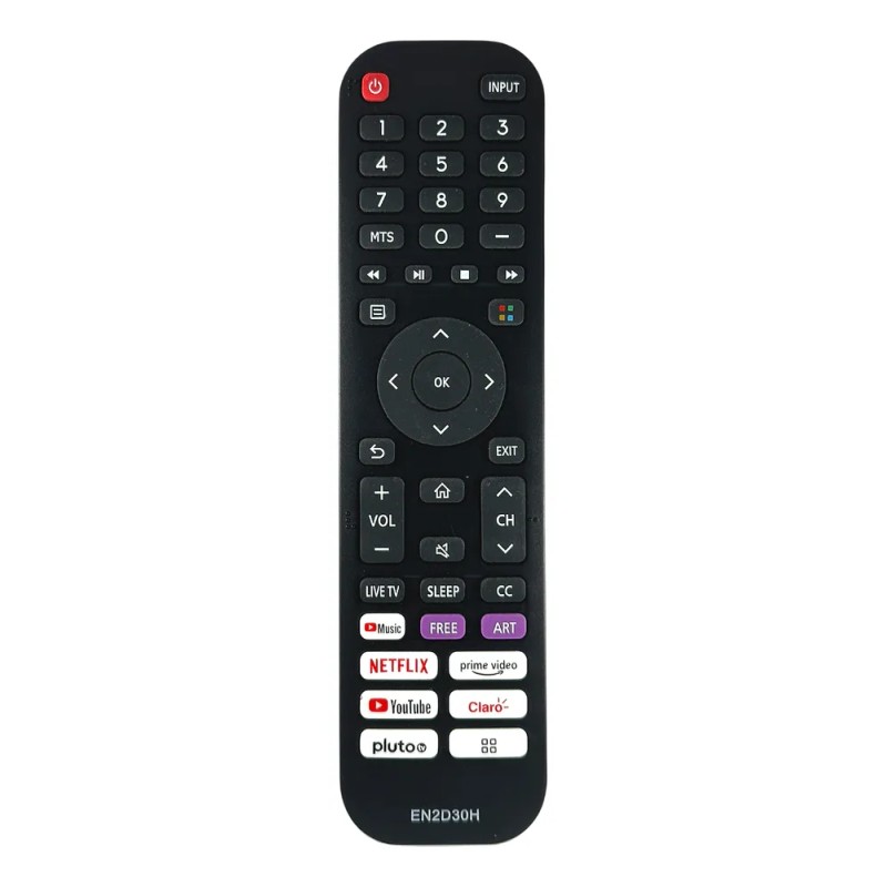 Control Para Hisense Smart Tv Vidaa 4k En2d30h Apps Mayoreo