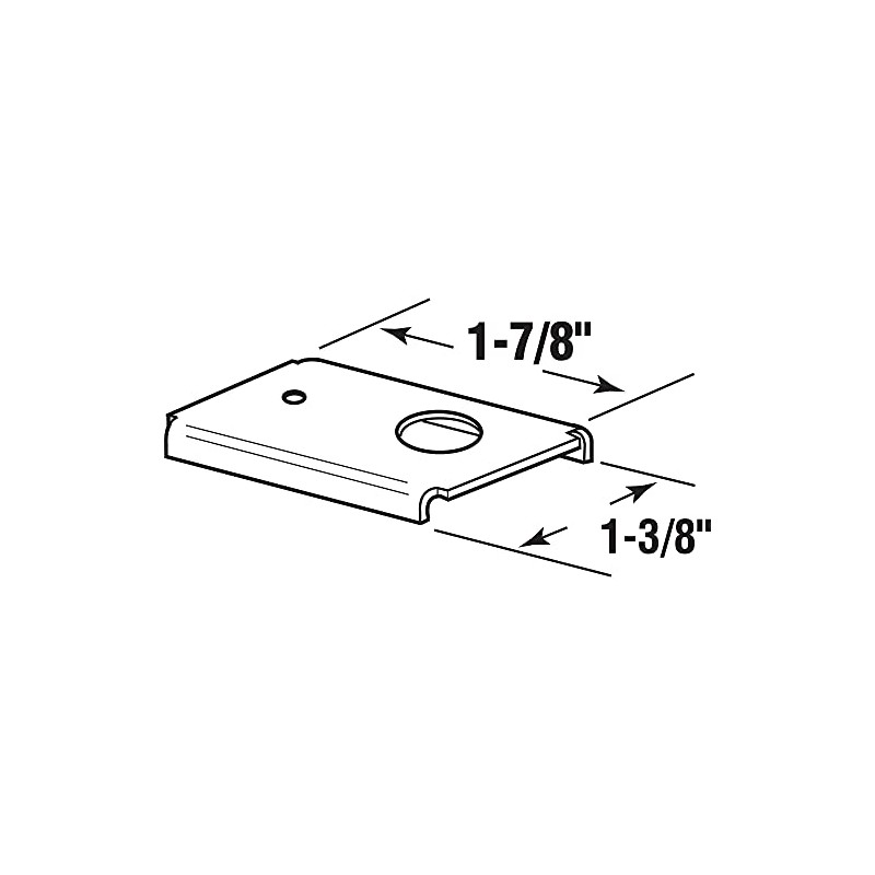 Prime-Line MP7192 Bi-Fold Door Repair Bracket for 1-3/8 In. Door