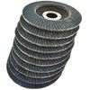 10 x Zirconium Flap Discs 80 Grit Angle Grinder 4.5"