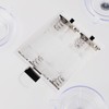 5.6inch Handheld Magnifying Makeup Mirror Triple Suction Cup 10X Magnification