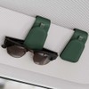 Sotfamily Sunglass Holder for Car Visor, Suede Cloth Magnetic Sunglass