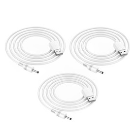 MagiciansBox Compatible with Bitvae Water Flosser Charger,3 Pack Water Flosser Charger Compatible with Bitvae D2/S2/R1/R2 Electric Toothbrush C2/C5 C6 WaterFlosser,White.